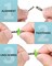 6 Inch Wire Keychain Cable Large Stainless Steel Key Ring Loop Holder for Outdoor Hiking Heavy Duty Connectable Luggage Tag Keeper for Sport and Travel, 25 Pack